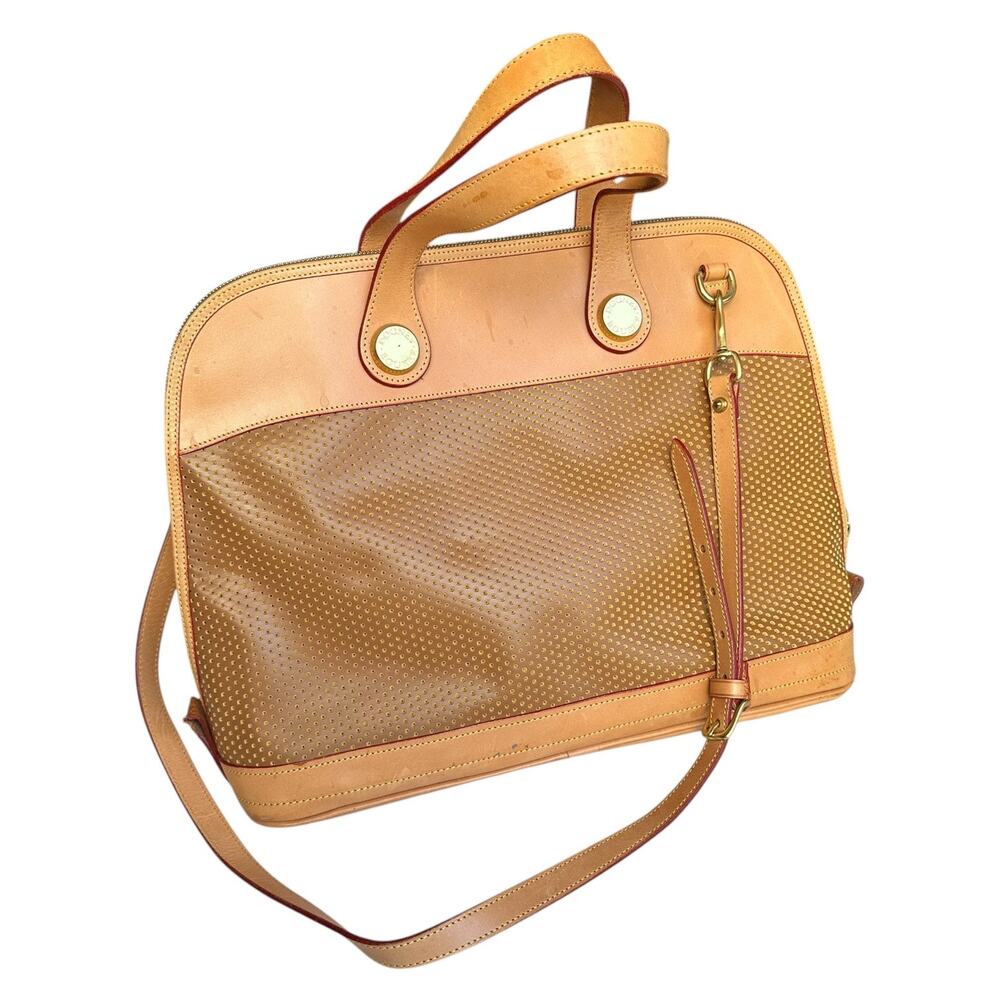 Vintage Dooney & Bourke Handbag Womens Purse Small Tan Brown Casual Classic